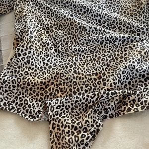 Victoria's Secret pink leopard bodysuit